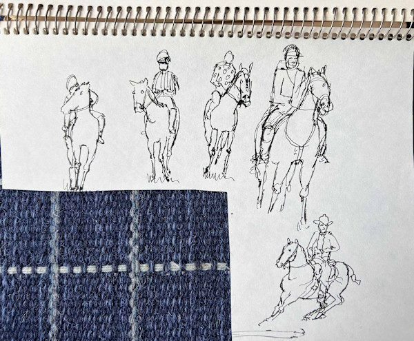 Horses Sketch by Arthur Gebhardt, Image 6.