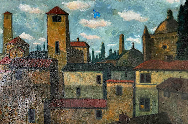 Tuscan Hill Town by Arthur Gebhardt, Image 3.