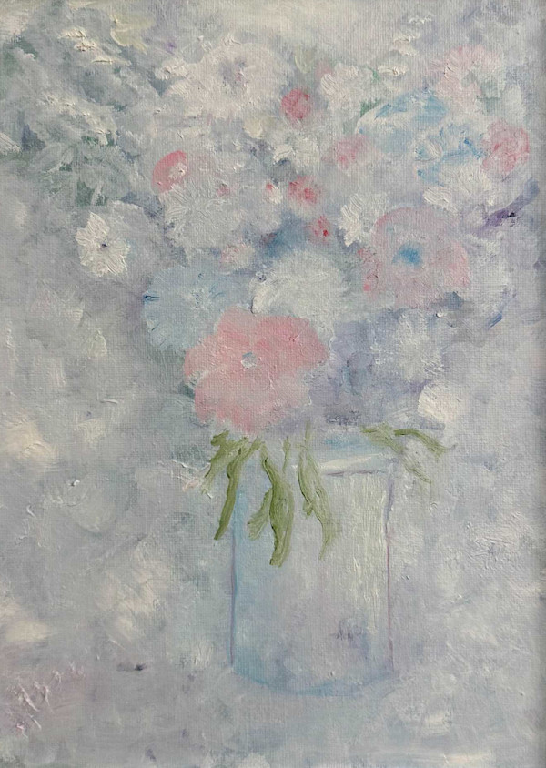 White Flowers by Arthur Gebhardt, Image 2.