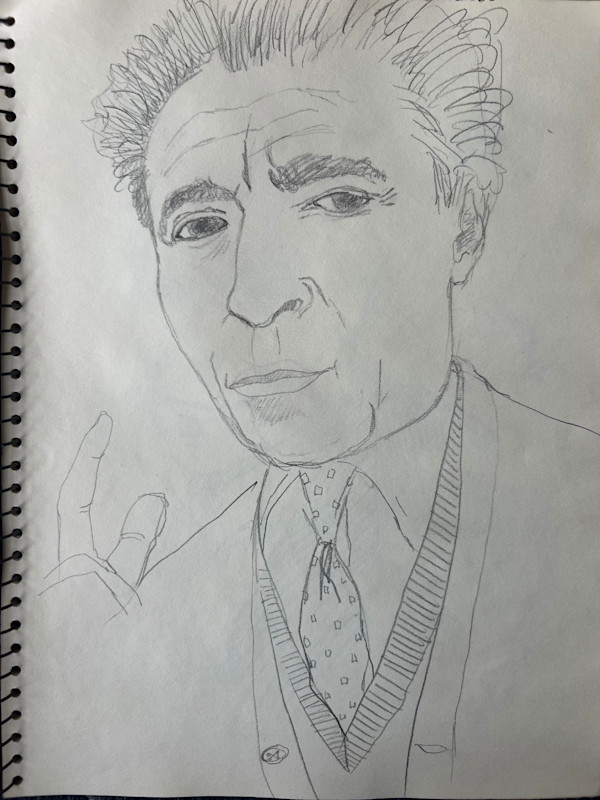 Man with Polka Dot Tie by Arthur Gebhardt, Image 3.