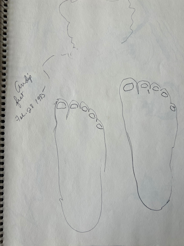 Andy's Feet by Arthur Gebhardt, Image 1.