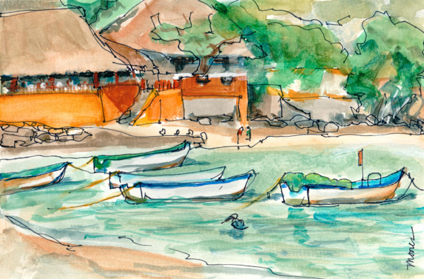 Rincon de Guayabitos PRINT by Mary Moores, Image 1.