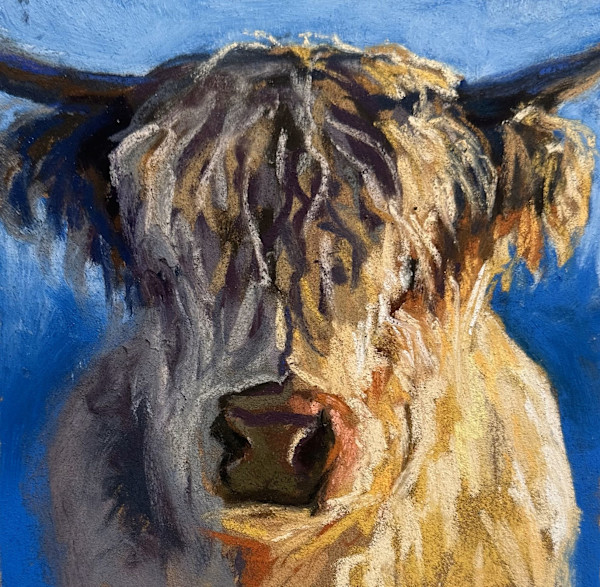 Sunrise Calf PRINT by Mary Moores, Image 1.