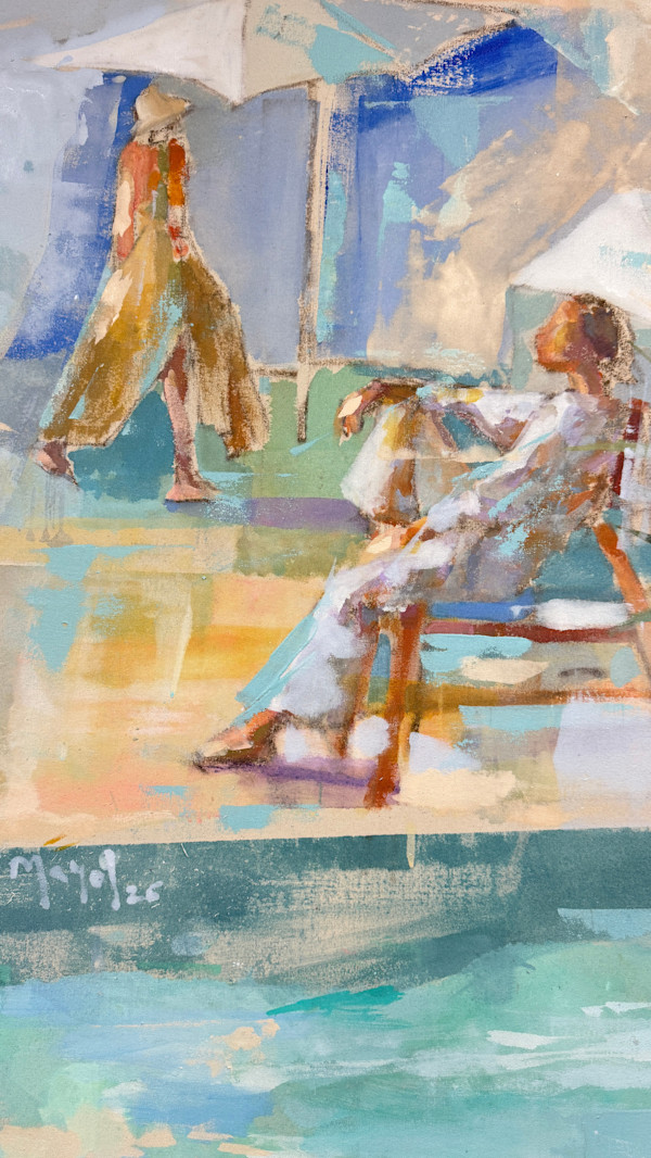 Summer by the pool. by VigMayol, Image 1.
