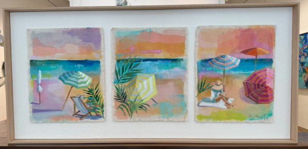 Triptych beach flare edges by VigMayol