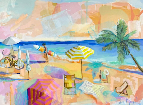 Beach Scene II by VigMayol