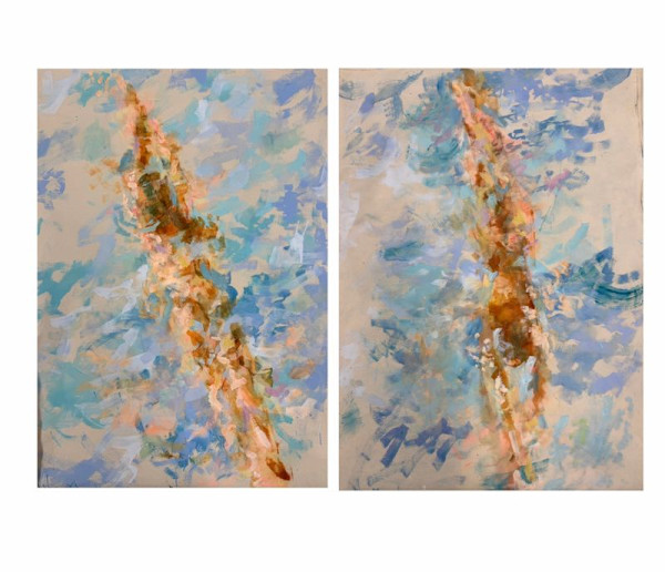 Beneath the light Diptych 26#12&13 by VigMayol, Image 1.