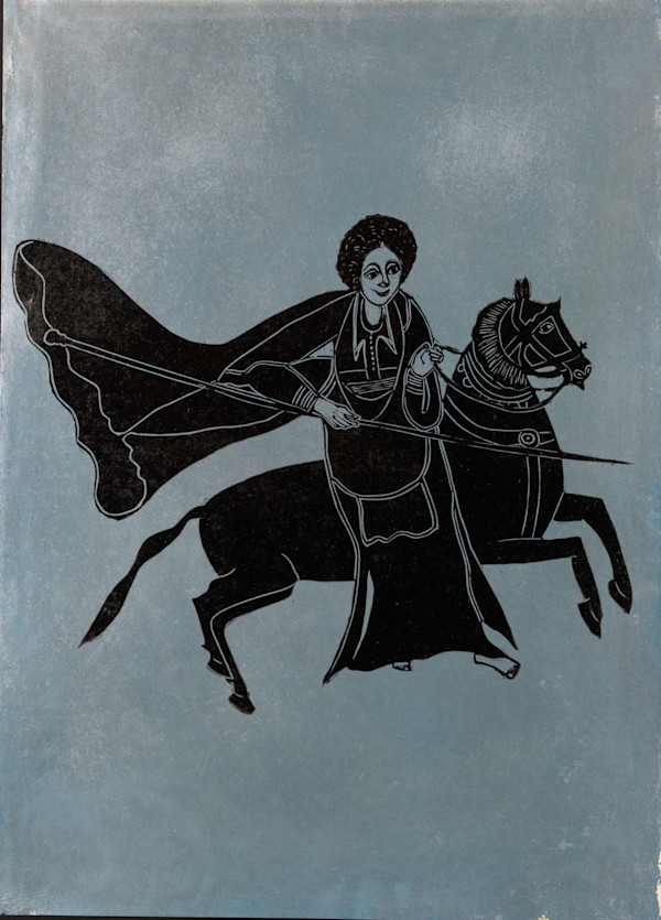 10. Unbound Bilqis (Blue_Silver) 4/4 by Sarah Khan