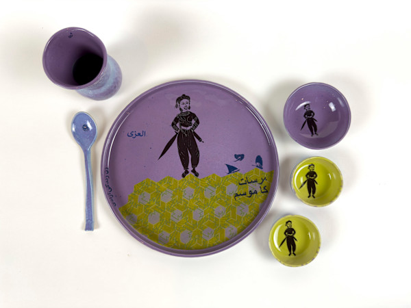 Thali Set 6 piece/each 1/18 by Sarah Khan