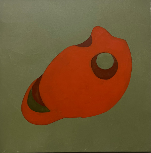 Adder Stone Orange by Margaret Moench