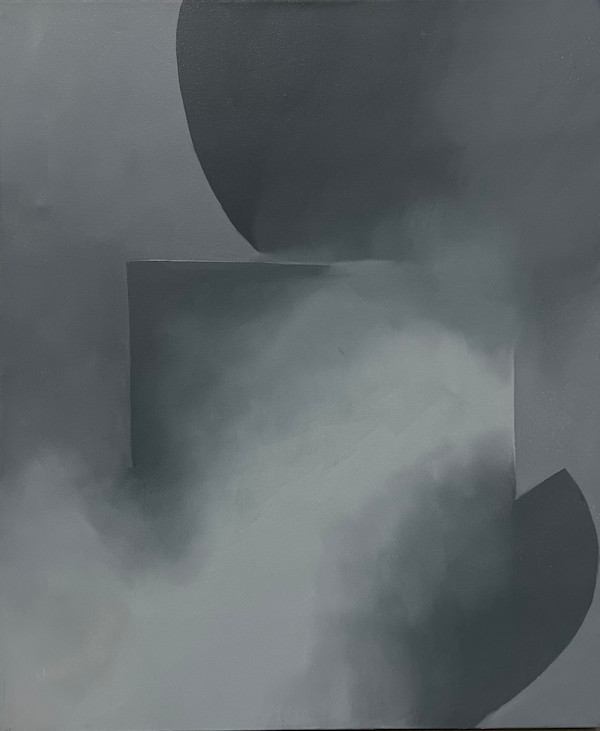 Grey Abstract by Margaret Moench