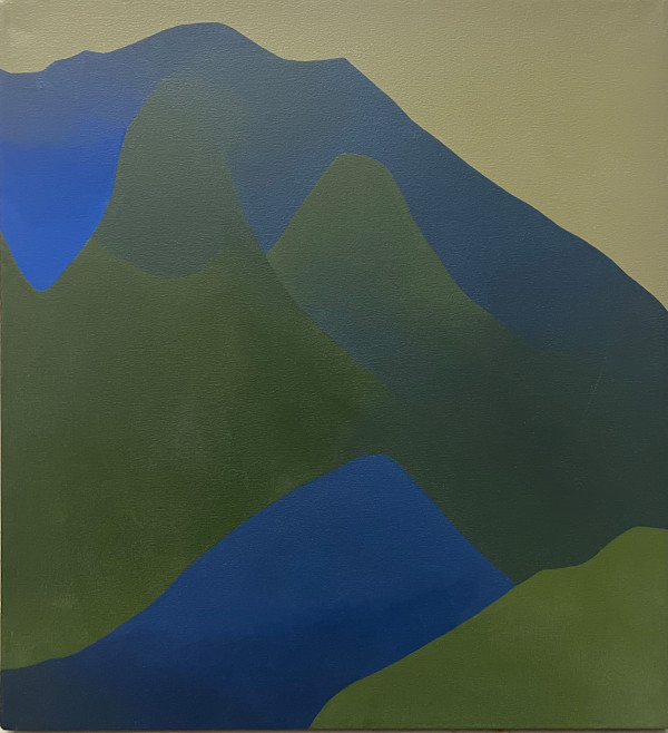 Green Blue Mountains by Margaret Moench