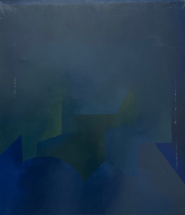 #506 Deep Blue + Green by Margaret Moench