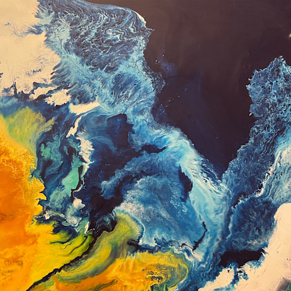 Above the delta by Karen Faller