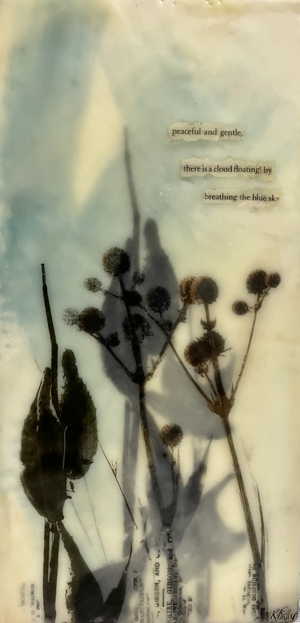 Breathing the blue sky by Karen Faller