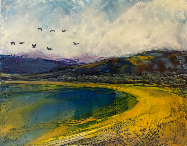 By the lakeshore by Karen Faller