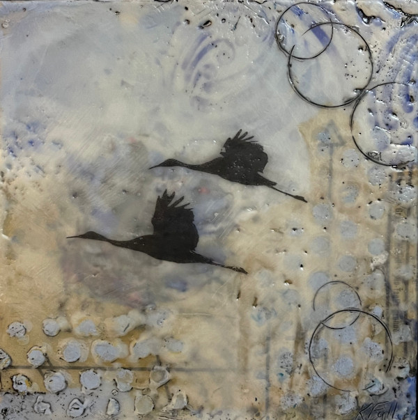 Circling sandhills by Karen Faller