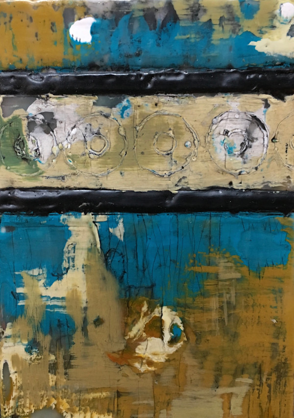 Cracked door by Karen Faller