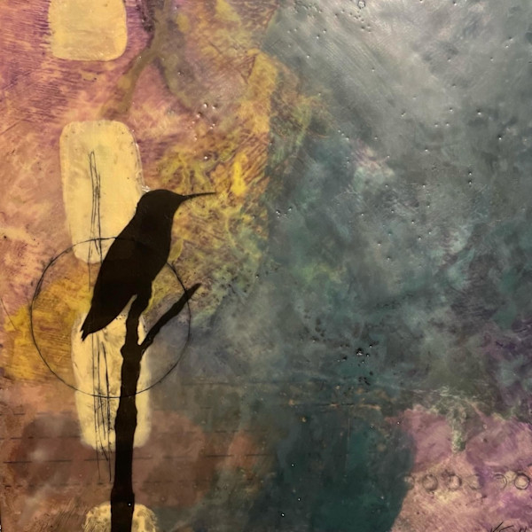 Resting Hummingbird II by Karen Faller