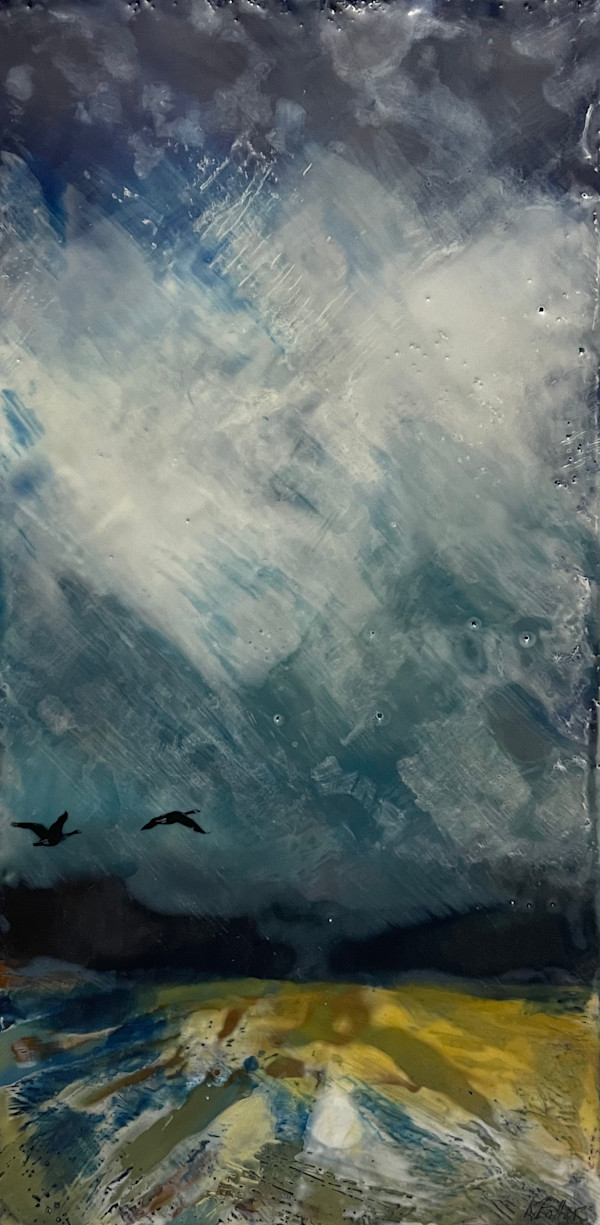 Flying home by Karen Faller