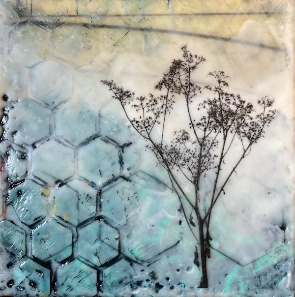 Golden honeycomb by Karen Faller