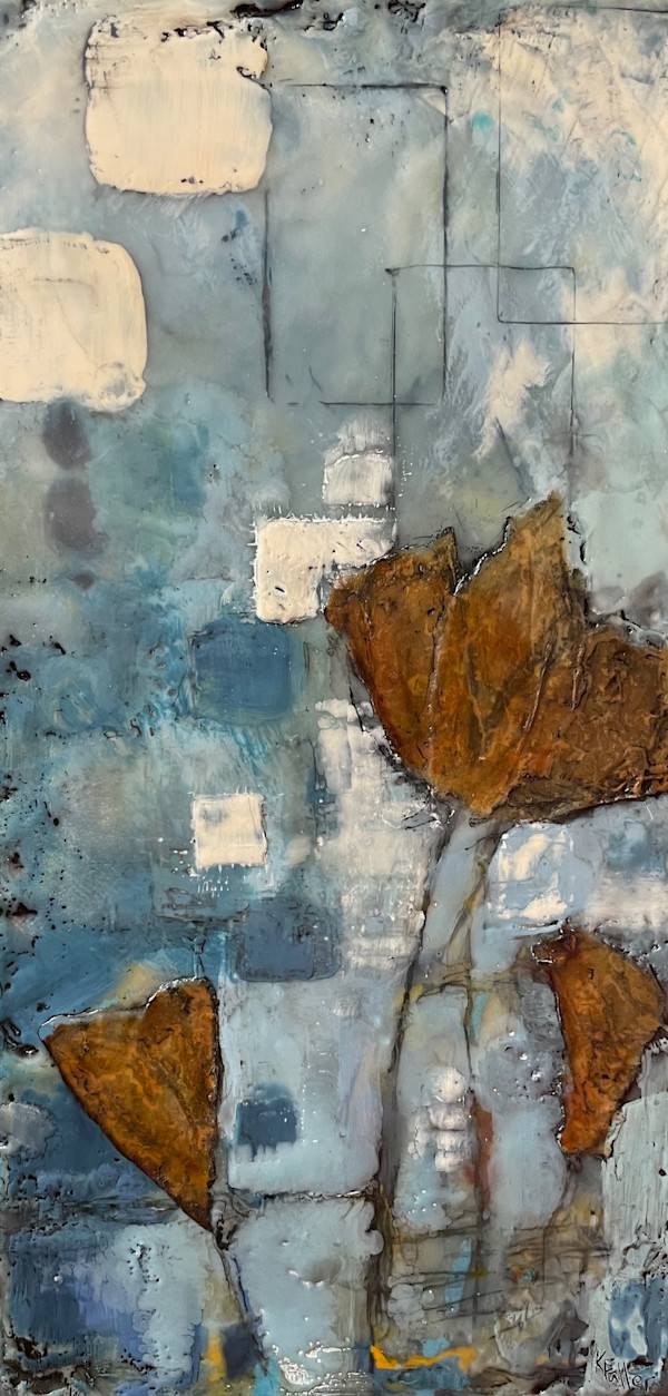 Blue Petals by Karen Faller