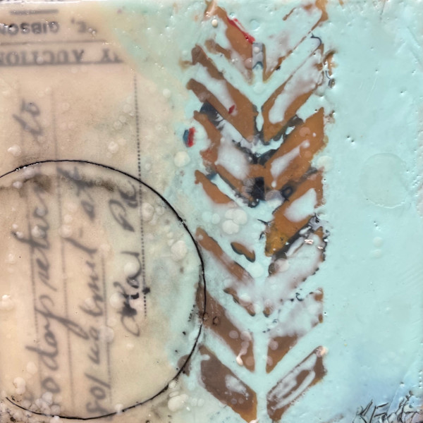 Wheat fields III by Karen Faller