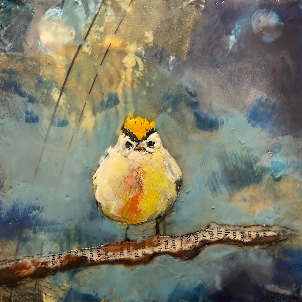 Grumpy Bird by Karen Faller