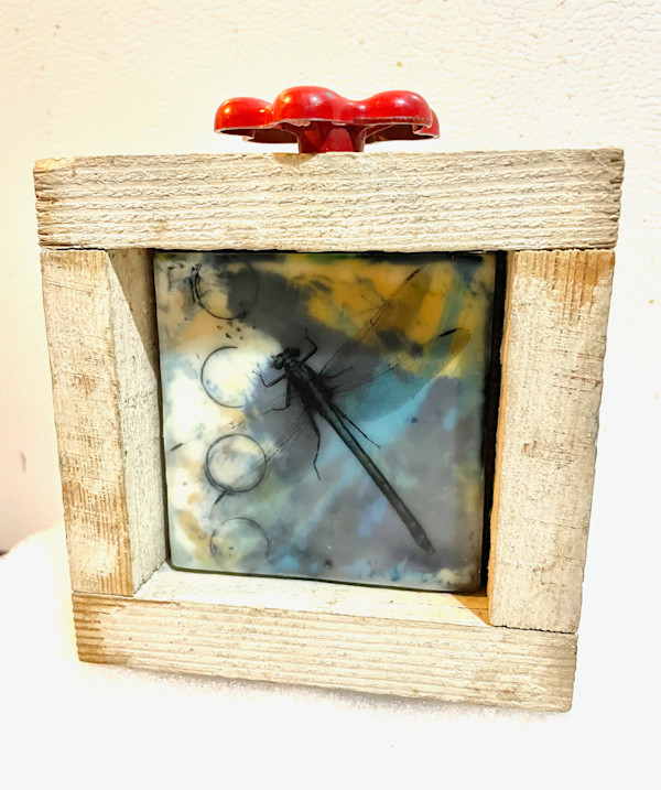 Flying over water by Karen Faller