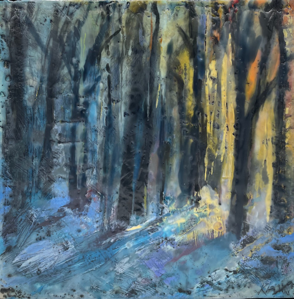 Through the trees by Karen Faller