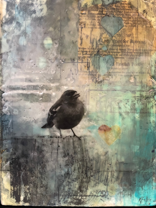 On the fence by Karen Faller