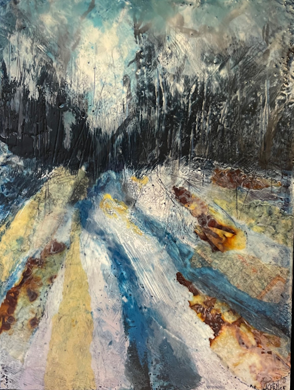 Path of snow by Karen Faller