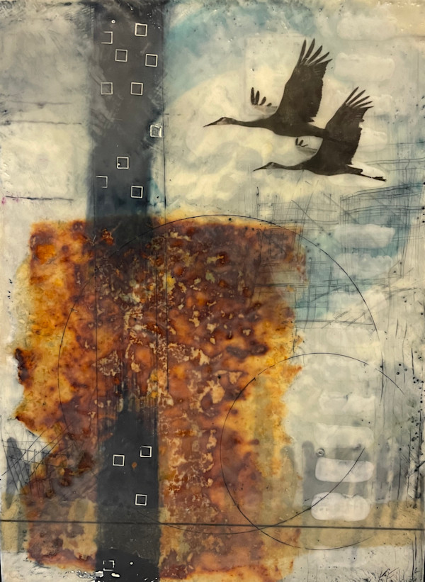 Rusty feathers by Karen Faller