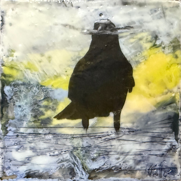 Untitled crow II by Karen Faller