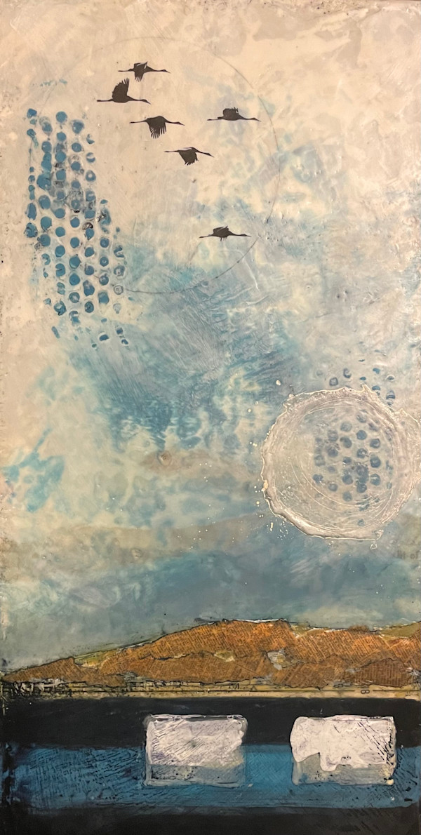 Above the river by Karen Faller