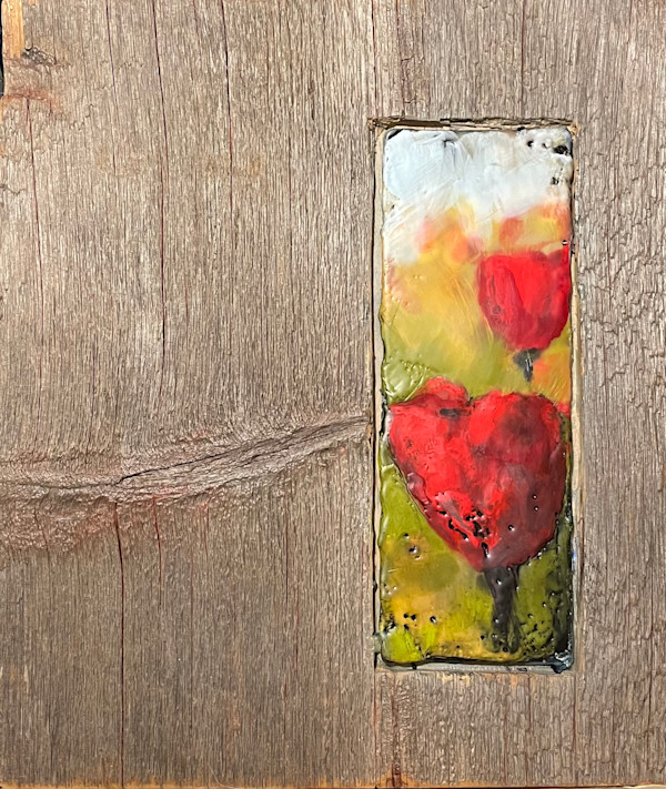 Tulips talking by Karen Faller