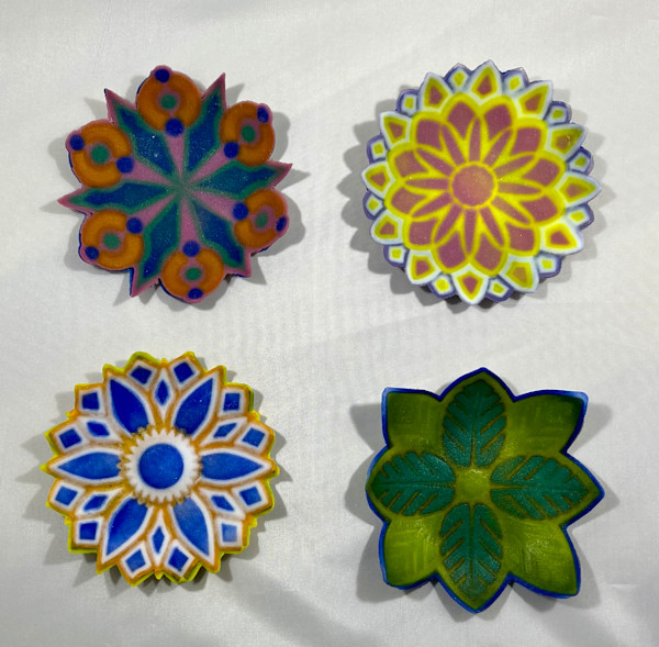 Double-Sided Mandala Bowls by Julie Root Sawyer
