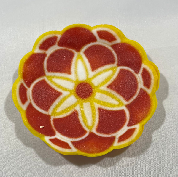 Double-Sided Mandala Bowl 1 by Julie Root Sawyer