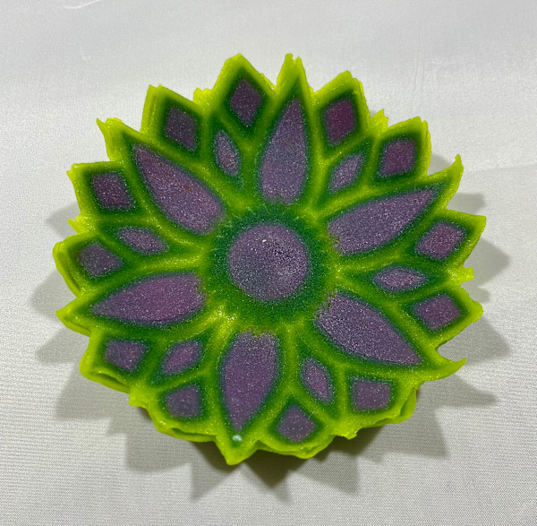 Double-Sided Mandala Bowl 2 by Julie Root Sawyer