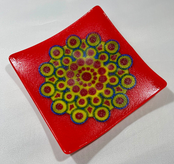 6" Mandala Dish 6 by Julie Root Sawyer