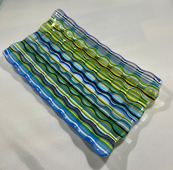 Free-form optics dish by Julie Root Sawyer