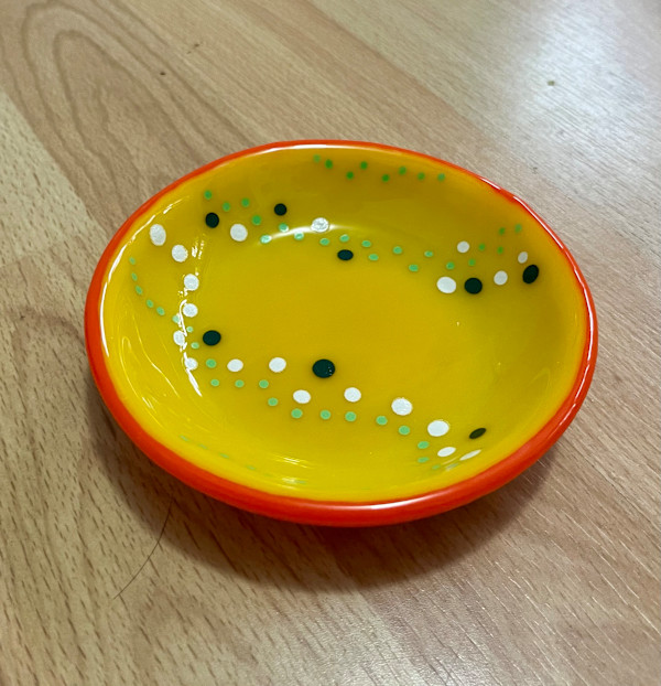 Round Shallow Dish #2 by Julie Root Sawyer