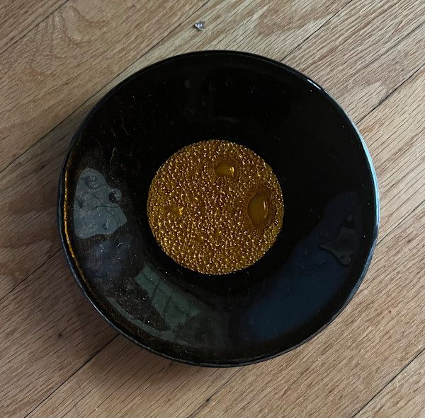 Brass, amber & black by Julie Root Sawyer, Image 1.