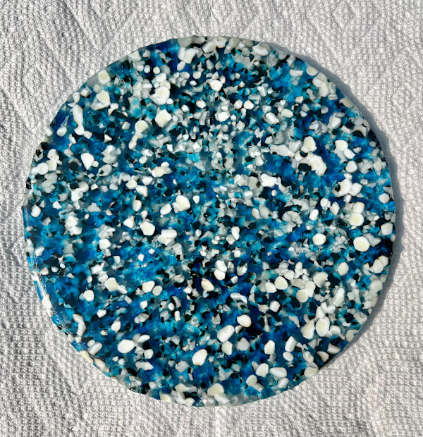 Round Shallow Dish by Julie Root Sawyer