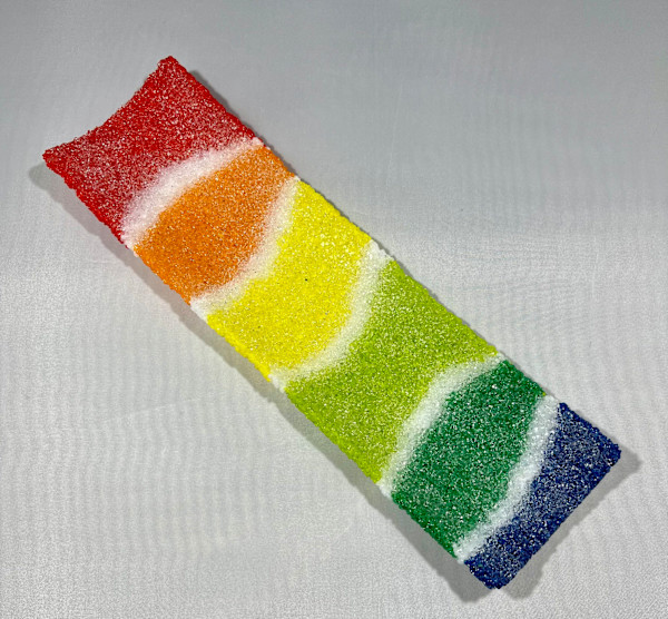 Pâte de Verre Channel Plate by Julie Root Sawyer