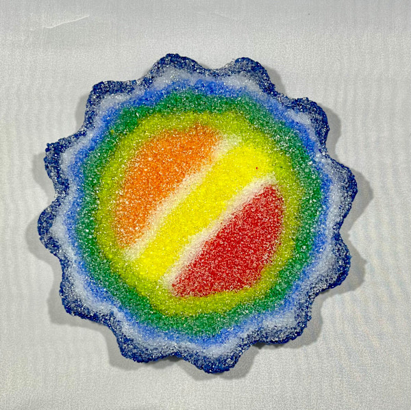 Small Plate, Pâte de Verre by Julie Root Sawyer