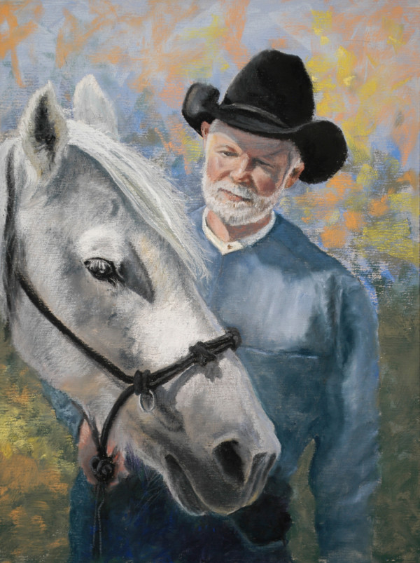 Cowboy Fred and Blue by Lorraine McFarland