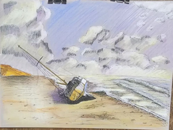 Neglected boat by Jon Cooper