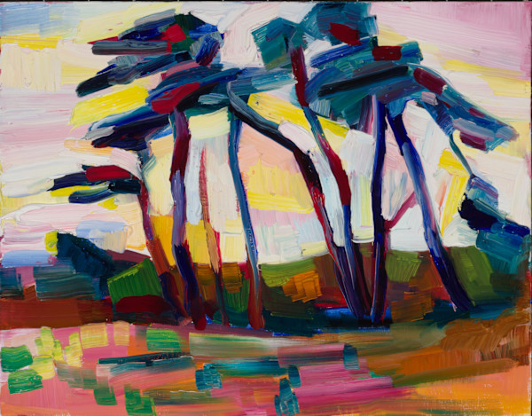 Trees in Fort Bragg by Elena Maslova-Levin