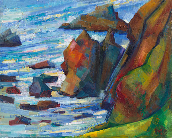 Ocean laughs by Elena Maslova-Levin